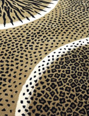 Modern Bold Leopard Print Rug 24