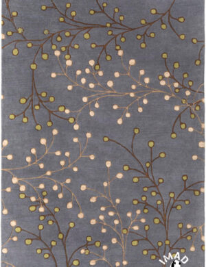 Modern Rustic Tribal Pattern Wool Rug