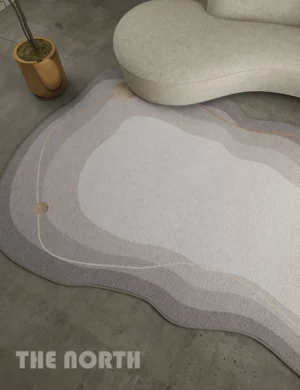 Contemporary Hand Tufted Minimalist Rug
