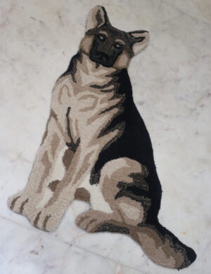 Artistic German Shepherd Rug