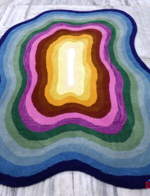 Artistic Geode Shaped Rugs