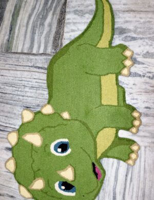 Artistic Triceratops Kid Rug
