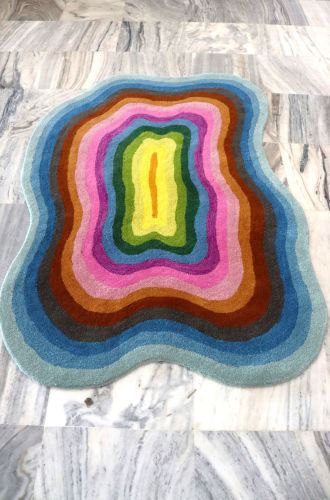 irregular shape carpets
