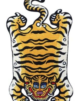 Artistic Carpets Himalayan Tiger Sentinel Tibetan Rug