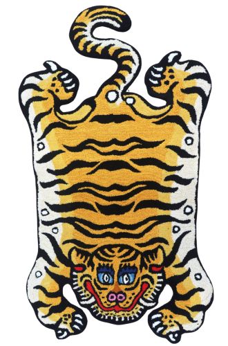 Artistic Carpets Himalayan Tiger Sentinel Tibetan Rug