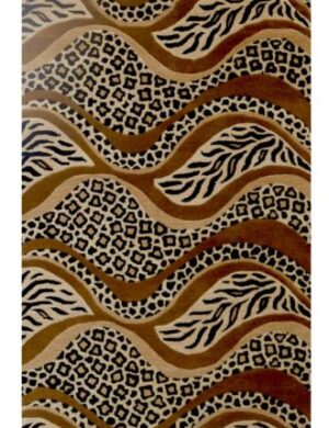 Savanna Waves Animal Print Rug