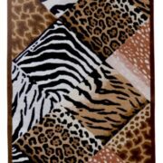 Safari Mosaic Animal Rectangle Rug