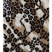 Leopard Luxe Animal Print Rug
