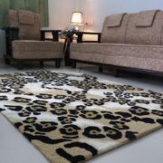 Leopard Luxe Animal Print Rug